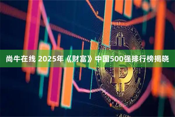 尚牛在线 2025年《财富》中国500强排行榜揭晓