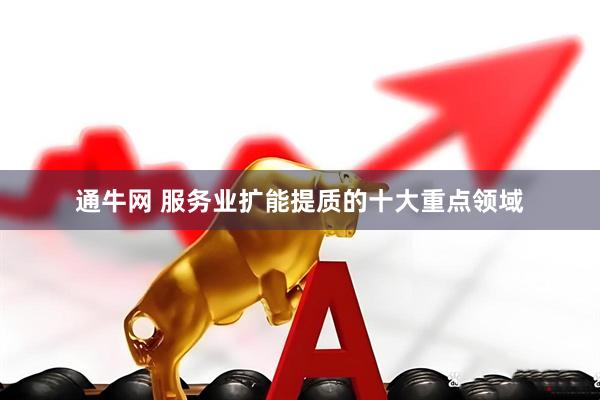通牛网 服务业扩能提质的十大重点领域